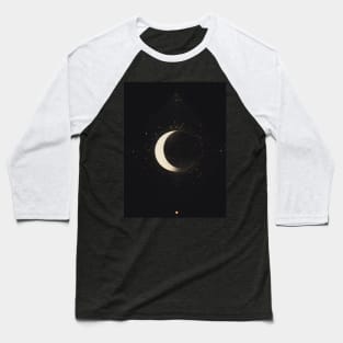 Geometric Illustration of Space Baseball T-Shirt